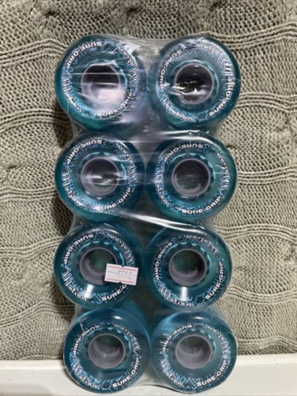Sure Grip Blue Motion Skate Wheels 62mm-NWOT